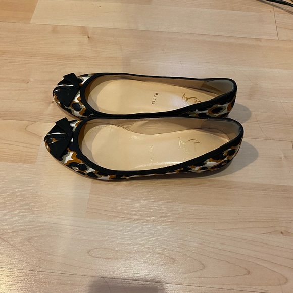 💯Christian Louboutin Balinodono Leopard Flats - Picture 2 of 7